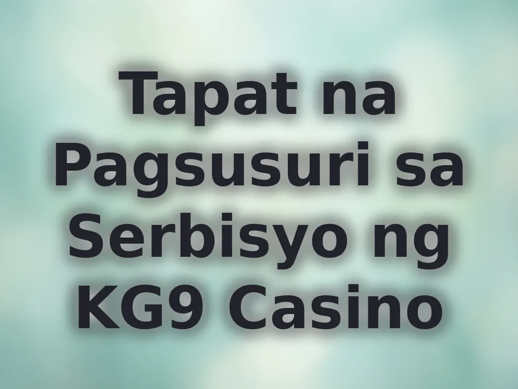 KG9 honest review